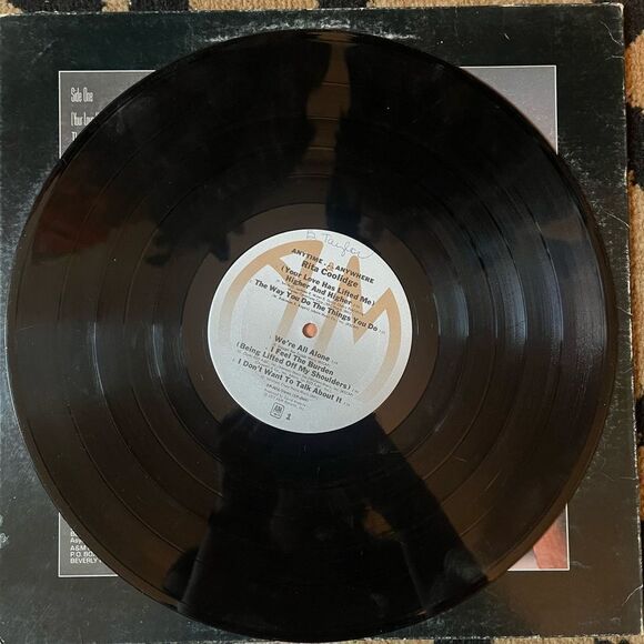 RITA COOLIDGE - ANYTIME…ANYWHERE 1977 SOUL LP A&M RECORDS VINYL RECORD - Picture 5 of 5